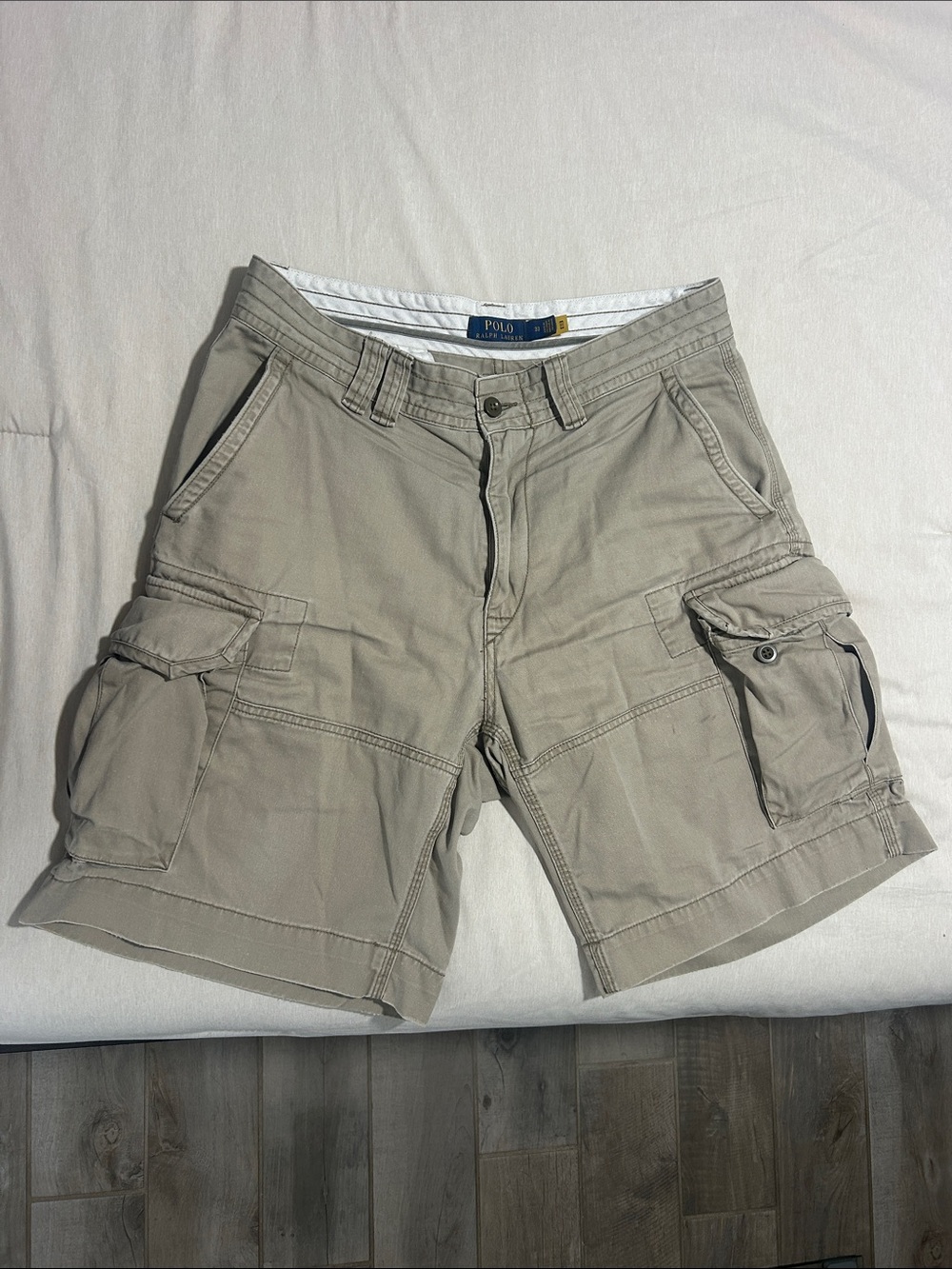 Polo by Ralph Lauren Men’s Beige Cargo Shorts